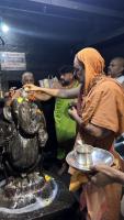 H.H. Shrimat Sadyojat Shankarashram  Swamiji's  visit to  Shri Mahabaleshwar Temple - Gokarna (21st June 2023)